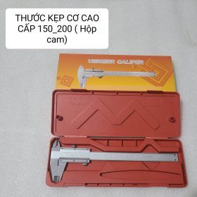 THƯỚC KẸP CƠ 150 _ HỘP NHỰA GIẤY CAM CAO CẤP