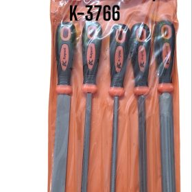 BỘ DŨA MÀI 5 CHI TIẾT KAPUSI K-3766 ( TRÒN - DẸP- BÁN NGUYỆT- VUÔNG-TAM GIÁC)