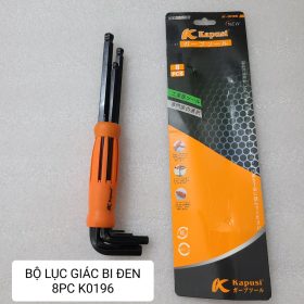 Bộ lục giác  BI ĐEN CHỮ L  8 CHI TIẾT KAPUSI  _ K0196