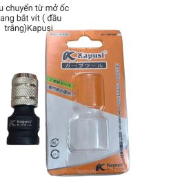 Phụ kiện đầu chuyển vặn ốc-bulong sang khoan vít Kapusi màu trắng ( vĩ)
