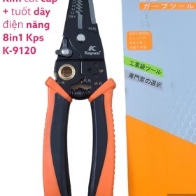 Kìm cắt cáp + tuốt dây điện ĐA NĂNG 8 in1 KAPUSI _K9120