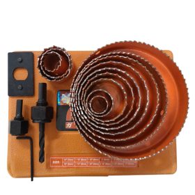 BỘ DỤNG CỤ KHOÉT THẠCH CAO -BỘ KHOÉT LỖ PHI 19 ĐẾN 127 GỒM 16 CHI TIẾT KAPUSI