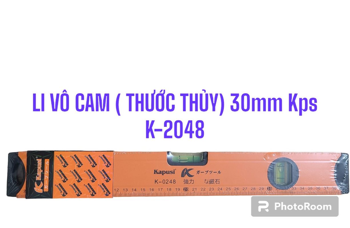 LI VÔ CAM ( THƯỚC THẲNG) 30MM KAPUSI K-0248 - Kapusi