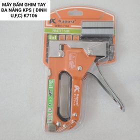 Bấm ghim tay 3IN1 KAPUSI  ( Đinh U, Đinh F, Đinh C)_K7106_6C/H