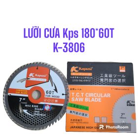 Lưỡi cưa KAPUSI 180*60T_K3806
