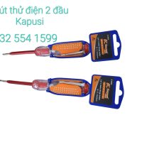 Dụng cụ kiểm tra điện , Bút thử điện CAM 2 đầu Kapusi ( 1 đầu dẹp + 1 đầu bake)